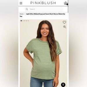 Maternity tee - pinkblush